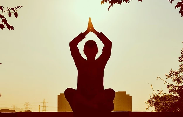 Image of a person doing Yoga
